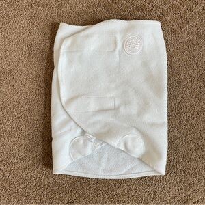 Cream Halo fleece newborn swaddle